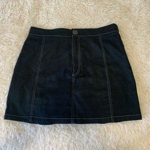 Forever 21 A Line Black Skirt Size Large NEW NWT